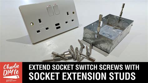 extension socket electrical box|back box extension screwfix.